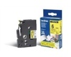 Brother TZe 611 Laminated tape black on yellow